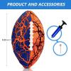 imageJasonwell Pool Beach Water Football  Waterproof Football Strong Grip Fun Pool Toys Games for Swimming Pools Beach Lake Park Backyard Outdoor Play for Kids Children Teens Adults Familyorange