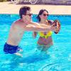 imageJasonwell Pool Beach Water Football  Waterproof Football Strong Grip Fun Pool Toys Games for Swimming Pools Beach Lake Park Backyard Outdoor Play for Kids Children Teens Adults Familyorange