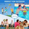 imageJasonwell Pool Beach Water Football  Waterproof Football Strong Grip Fun Pool Toys Games for Swimming Pools Beach Lake Park Backyard Outdoor Play for Kids Children Teens Adults Familygreenpurple
