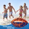 imageJasonwell Pool Beach Water Football  Waterproof Football Strong Grip Fun Pool Toys Games for Swimming Pools Beach Lake Park Backyard Outdoor Play for Kids Children Teens Adults Familyorange