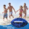 imageJasonwell Pool Beach Water Football  Waterproof Football Strong Grip Fun Pool Toys Games for Swimming Pools Beach Lake Park Backyard Outdoor Play for Kids Children Teens Adults Familyblue
