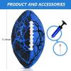 imageJasonwell Pool Beach Water Football  Waterproof Football Strong Grip Fun Pool Toys Games for Swimming Pools Beach Lake Park Backyard Outdoor Play for Kids Children Teens Adults Familyblue