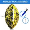 imageJasonwell Pool Beach Water Football  Waterproof Football Strong Grip Fun Pool Toys Games for Swimming Pools Beach Lake Park Backyard Outdoor Play for Kids Children Teens Adults FamilyYellow