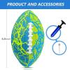 imageJasonwell Pool Beach Water Football  Waterproof Football Strong Grip Fun Pool Toys Games for Swimming Pools Beach Lake Park Backyard Outdoor Play for Kids Children Teens Adults Familygreen