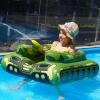 imageInflatable Tank Pool Floats Adults  Jasonwell Kids Pool Floaties Swimming Pool Tank with Water Cannon Gun Swim Floaty Rafts Lake Beach Party Pool Toys for Boys Girls Kids AdultsGreen