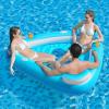imageJasonwell Floating Island Pool Float  Inflatable Lake Floaties Pool Lounger Raft Water Float with Cupholders Lake River Pool Floating Big Multi Person Party Floatie Toys Relaxation Island Adults KidsXXXL