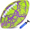 imageJasonwell Pool Beach Water Football  Waterproof Football Strong Grip Fun Pool Toys Games for Swimming Pools Beach Lake Park Backyard Outdoor Play for Kids Children Teens Adults Familygreenpurple