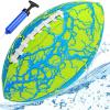 imageJasonwell Pool Beach Water Football  Waterproof Football Strong Grip Fun Pool Toys Games for Swimming Pools Beach Lake Park Backyard Outdoor Play for Kids Children Teens Adults Familygreen
