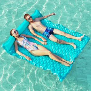 imageJasonwell Giant Inflatable Floating Mat  Pool Float Lake Float Raft Lounge Floating Water Mat for Swimming Pool Floatie Lounger Beach Pool Party Toy Adults Kids