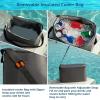 image:imageJasonwell Inflatable River Tube Float  2 Person Heavy Duty River Float Pool Floats with Removable Cooler Lake Water Tubes for Floating River Raft Lounge Floatie with 2 Cup Holders for Adults GreenDoubleTubeBlue