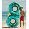 image:imageJasonwell Inflatable River Tube Float  2 Person Heavy Duty River Float Pool Floats with Removable Cooler Lake Water Tubes for Floating River Raft Lounge Floatie with 2 Cup Holders for Adults GreenOwlGreen