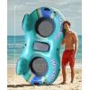 image:imageJasonwell Inflatable River Tube Float  2 Person Heavy Duty River Float Pool Floats with Removable Cooler Lake Water Tubes for Floating River Raft Lounge Floatie with 2 Cup Holders for Adults GreenDoubleTubeCyan