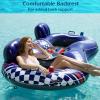 image:imageJasonwell Inflatable River Tube Float  2 Person Heavy Duty River Float Pool Floats with Removable Cooler Lake Water Tubes for Floating River Raft Lounge Floatie with 2 Cup Holders for Adults GreenDoubleTubeBlue