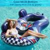 image:imageJasonwell Inflatable River Tube Float  2 Person Heavy Duty River Float Pool Floats with Removable Cooler Lake Water Tubes for Floating River Raft Lounge Floatie with 2 Cup Holders for Adults GreenDoubleTubeBlue
