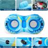 image:imageJasonwell Inflatable River Tube Float  2 Person Heavy Duty River Float Pool Floats with Removable Cooler Lake Water Tubes for Floating River Raft Lounge Floatie with 2 Cup Holders for Adults GreenOwlBlue