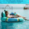 image:imageJasonwell Inflatable River Tube Float  2 Person Heavy Duty River Float Pool Floats with Removable Cooler Lake Water Tubes for Floating River Raft Lounge Floatie with 2 Cup Holders for Adults GreenDoubleTubeCyan