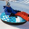 image:imageJasonwell Inflatable Snow Tube Sled  Heavy Duty Snow Tubes for Sledding with Premium Canvas Cover for Kids Adults Snow Toy Fun Winter Outdoor Toys Christmas Birthday Gift for Boys Girls Children48