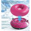image:imageJasonwell Inflatable Snow Tube Sled  Heavy Duty Snow Tubes for Sledding with Premium Canvas Cover for Kids Adults Snow Toy Fun Winter Outdoor Toys Christmas Birthday Gift for Boys Girls Children48