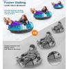 image:imageJasonwell Inflatable Snow Tube Sled  Heavy Duty Snow Tubes for Sledding with Premium Canvas Cover for Kids Adults Snow Toy Fun Winter Outdoor Toys Christmas Birthday Gift for Boys Girls Children48