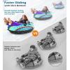 image:imageJasonwell Inflatable Snow Tube Sled  Heavy Duty Snow Tubes for Sledding with Premium Canvas Cover for Kids Adults Snow Toy Fun Winter Outdoor Toys Christmas Birthday Gift for Boys Girls Children48