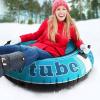 image:imageJasonwell Inflatable Snow Tube Sled  Heavy Duty Snow Tubes for Sledding with Premium Canvas Cover for Kids Adults Snow Toy Fun Winter Outdoor Toys Christmas Birthday Gift for Boys Girls Children48