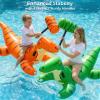 image:imageJasonwell Pool Games Toys Floats 2Pack Inflatable Dinosaur Pool Floats with Blow Up Toy Hammers Ride on Pool Floaties for Kids Teens Adults Lounge Raft Summer Lake Beach Party DecorationsGreenOrange