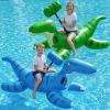 image:imageJasonwell Pool Games Toys Floats 2Pack Inflatable Dinosaur Pool Floats with Blow Up Toy Hammers Ride on Pool Floaties for Kids Teens Adults Lounge Raft Summer Lake Beach Party DecorationsGreenBlue