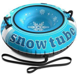 image:imageJasonwell Inflatable Snow Tube Sled  Heavy Duty Snow Tubes for Sledding with Premium Canvas Cover for Kids Adults Snow Toy Fun Winter Outdoor Toys Christmas Birthday Gift for Boys Girls Children48