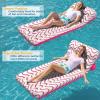 image:imageJasonwell Inflatable Pool Float Adult  UltraComfort Soft Fabric Pool Floaties Lounge Floats Floating Chair Raft with Adjustable Backrest Air Lounger Tanning Float for Pool Beach PartyWave