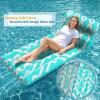 image:imageJasonwell Inflatable Pool Float Adult  UltraComfort Soft Fabric Pool Floaties Lounge Floats Floating Chair Raft with Adjustable Backrest Air Lounger Tanning Float for Pool Beach PartyGrid
