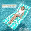 image:imageJasonwell Inflatable Pool Float Adult  UltraComfort Soft Fabric Pool Floaties Lounge Floats Floating Chair Raft with Adjustable Backrest Air Lounger Tanning Float for Pool Beach PartyGrid