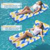 image:imageJasonwell Inflatable Pool Float Adult  UltraComfort Soft Fabric Pool Floaties Lounge Floats Floating Chair Raft with Adjustable Backrest Air Lounger Tanning Float for Pool Beach PartyZigzag