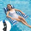 image:imageJasonwell Inflatable Pool Floats Adult  Fabric Pool Floaties Chair Lake Beach Floating Lounger Chair Swimming Pool Noodles Water Hammock Float Mesh Party Floaty Toys Fun for Adults Heavy DutyBlueRose  2pk