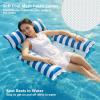 image:imageJasonwell Inflatable Pool Floats Adult  Fabric Pool Floaties Chair Lake Beach Floating Lounger Chair Swimming Pool Noodles Water Hammock Float Mesh Party Floaty Toys Fun for Adults Heavy DutyBlue  1pk