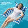image:imageJasonwell Inflatable Pool Floats Adult  Fabric Pool Floaties Chair Lake Beach Floating Lounger Chair Swimming Pool Noodles Water Hammock Float Mesh Party Floaty Toys Fun for Adults Heavy DutyBlue  1pk