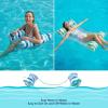 image:imageJasonwell Inflatable Pool Floats Adult  Fabric Pool Hammock Floaties Water Hammock Lake Beach Floating Lounger Chair Swimming Pool Noodles Mesh Party Floaty Toys Fun for Adults Heavy DutyGreenBlue  2pk