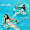 image:imageJasonwell Pool Float with Canopy  Inflatable Pool Floaties Adult Floating Pool Chair Lounge Floats for Swimming Pool Water Chair Pool Lounger with Cup Holders Pool Toy Party Floaty for Adultgreen