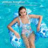 image:imageJasonwell Pool Float with Canopy  Inflatable Pool Floaties Adult Floating Pool Chair Lounge Floats for Swimming Pool Water Chair Pool Lounger with Cup Holders Pool Toy Party Floaty for Adultblue