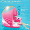 image:imageJasonwell Pool Float with Canopy  Inflatable Pool Floaties Adult Floating Pool Chair Lounge Floats for Swimming Pool Water Chair Pool Lounger with Cup Holders Pool Toy Party Floaty for AdultRose