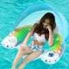 image:imageJasonwell Pool Float with Canopy  Inflatable Pool Floaties Adult Floating Pool Chair Lounge Floats for Swimming Pool Water Chair Pool Lounger with Cup Holders Pool Toy Party Floaty for Adultrainbow
