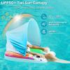 image:imageJasonwell Pool Float with Canopy  Inflatable Pool Floaties Adult Floating Pool Chair Lounge Floats for Swimming Pool Water Chair Pool Lounger with Cup Holders Pool Toy Party Floaty for Adultrainbow
