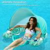 image:imageJasonwell Pool Float with Canopy  Inflatable Pool Floaties Adult Floating Pool Chair Lounge Floats for Swimming Pool Water Chair Pool Lounger with Cup Holders Pool Toy Party Floaty for Adultgreen