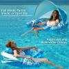 image:imageJasonwell Pool Float with Canopy  Inflatable Pool Floaties Adult Floating Pool Chair Lounge Floats for Swimming Pool Water Chair Pool Lounger with Cup Holders Pool Toy Party Floaty for Adultblue