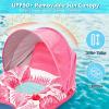 image:imageJasonwell Pool Float with Canopy  Inflatable Pool Floaties Adult Lounger Floats Raft Floating Chair with Cup Holders for Swimming Pool Lake Water Lounge Float Beach Pool Party Toys for AdultsRose