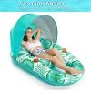 image:imageJasonwell Pool Float with Canopy  Inflatable Pool Floaties Adult Lounger Floats Raft Floating Chair with Cup Holders for Swimming Pool Lake Water Lounge Float Beach Pool Party Toys for AdultsGreen