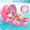 image:imageJasonwell Pool Float with Canopy  Inflatable Pool Floaties Adult Lounger Floats Raft Floating Chair with Cup Holders for Swimming Pool Lake Water Lounge Float Beach Pool Party Toys for AdultsRose