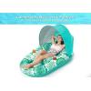 image:imageJasonwell Pool Float with Canopy  Inflatable Pool Floaties Adult Lounger Floats Raft Floating Chair with Cup Holders for Swimming Pool Lake Water Lounge Float Beach Pool Party Toys for AdultsGreen