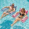 image:imageJasonwell Inflatable Pool Floats Adult  Fabric Pool Floaties Chair Lake Beach Floating Lounger Chair Swimming Pool Noodles Water Hammock Float Mesh Party Floaty Toys Fun for Adults Heavy DutyBlueRose  2pk