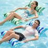 image:imageJasonwell Inflatable Pool Floats Adult  Fabric Pool Hammock Floaties Water Hammock Lake Beach Floating Lounger Chair Swimming Pool Noodles Mesh Party Floaty Toys Fun for Adults Heavy DutyGreenBlue  2pk
