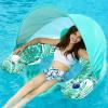 image:imageJasonwell Pool Float with Canopy  Inflatable Pool Floaties Adult Floating Pool Chair Lounge Floats for Swimming Pool Water Chair Pool Lounger with Cup Holders Pool Toy Party Floaty for Adultgreen